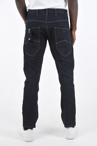 EMPORIO ARMANI Dark Wash Mid Rise Jeans