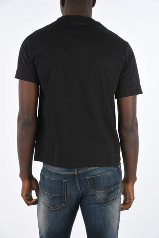 t-shirt girocollo con taschino