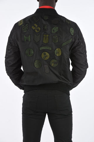BLACK GOLD Bomber W-LOVICH con patches