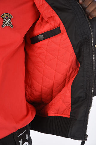 BLACK GOLD Bomber W-LOVICH con patches