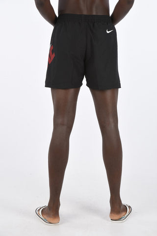 Logo Printed Boxer Swimsuit
