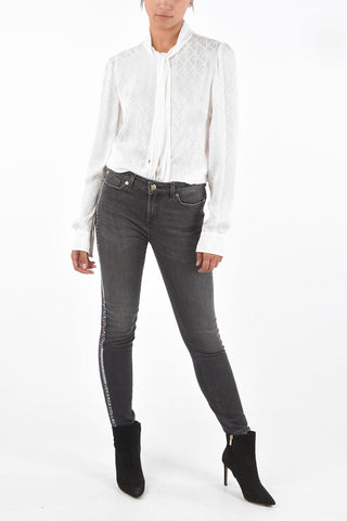 COLLECTION Skinny Fit Jeans with Jewel Details