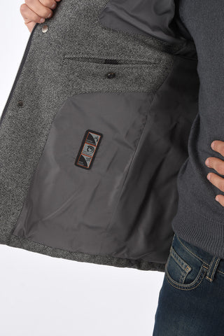 ID OUTDOOR Wool and Cashmere Padded Jacket
