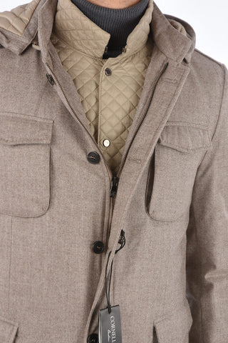 ID OUTDOOR Utility Jacket with Detachable Inner Vest