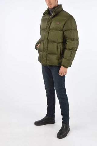 hidden closure down jacket