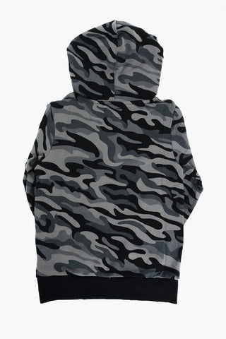 Felpa Camouflage con Cappuccio