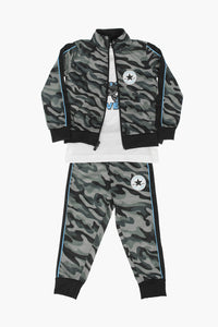 Sweatshirt, T-Shirt and Jogger Set
