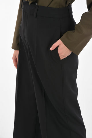 wool palazzo pants