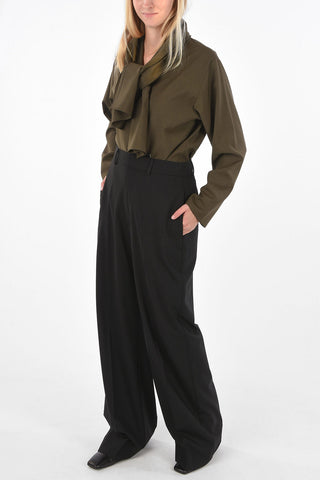 wool palazzo pants
