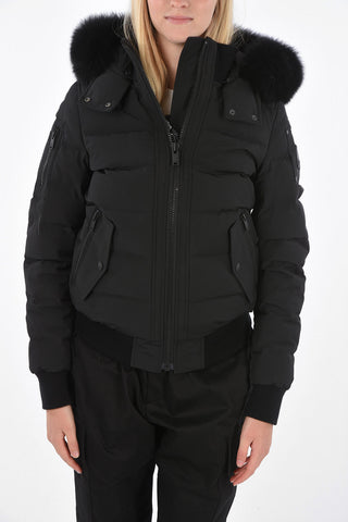removable hood LADRIERE down jacket
