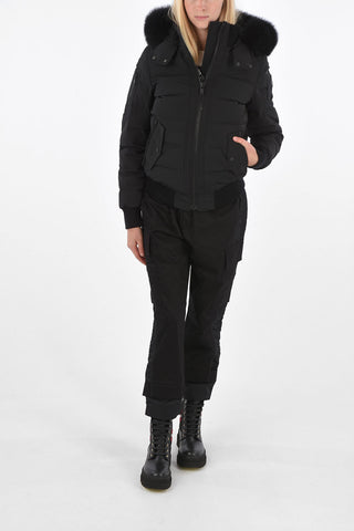 removable hood LADRIERE down jacket