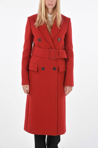 Double Breasted Coat with Belt