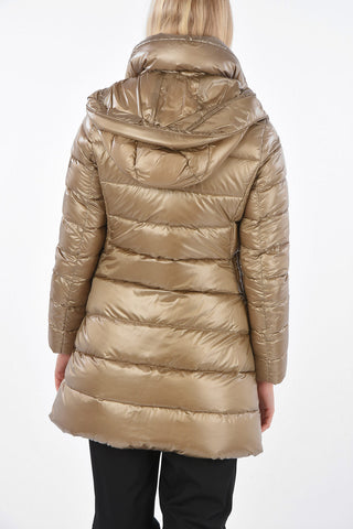 Zipped Pocket Long-Line Down Jacket
