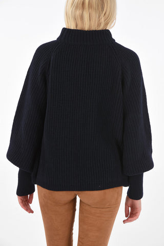 Extrafine Merino Wool And Cashmere Turtle-Neck Sweater