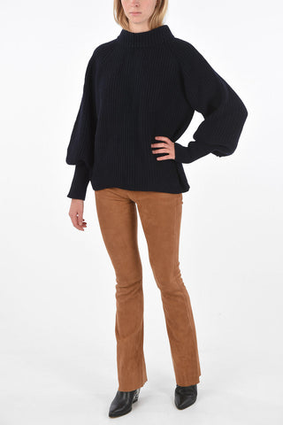 Extrafine Merino Wool And Cashmere Turtle-Neck Sweater