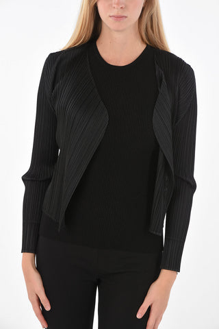 PLEATS PLEASE multi-pleated cardigan