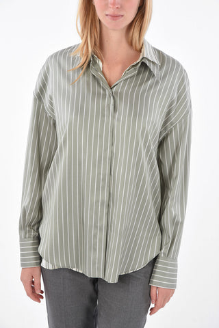 Camicia Gessata in Seta