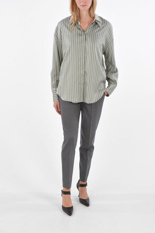 Camicia Gessata in Seta