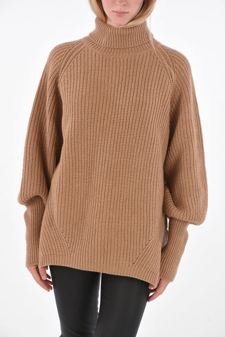 Extrafine Merino Wool And Cashmere Turtle-Neck Sweater