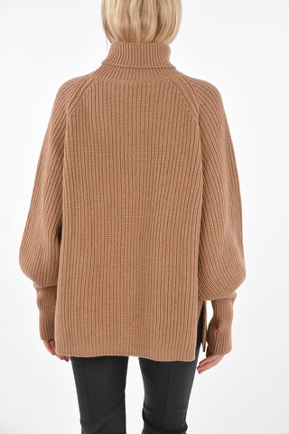 Extrafine Merino Wool And Cashmere Turtle-Neck Sweater