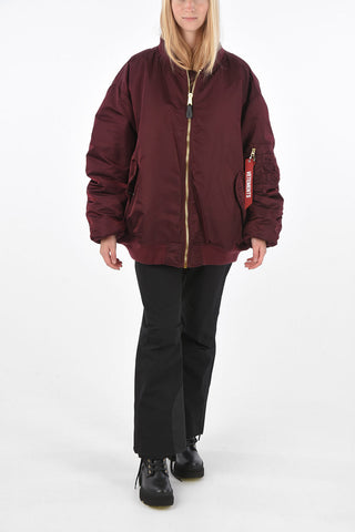 ALPHA INDUSTRIES hidden closure reversible bomber