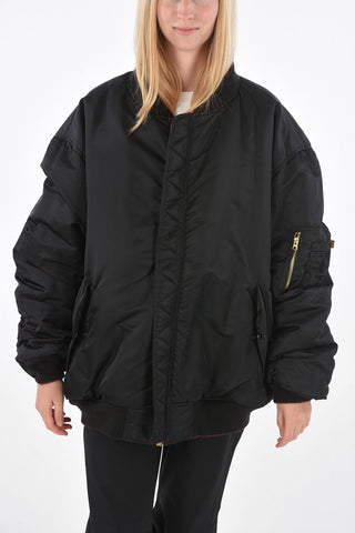 ALPHA INDUSTRIES hidden closure reversible bomber