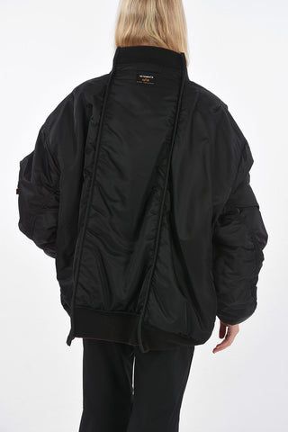 ALPHA INDUSTRIES hidden closure reversible bomber