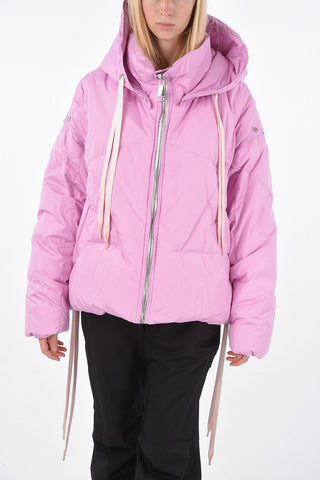 Hooded and Sleeve Removable Down Jacket