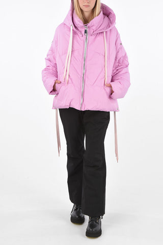 Hooded and Sleeve Removable Down Jacket