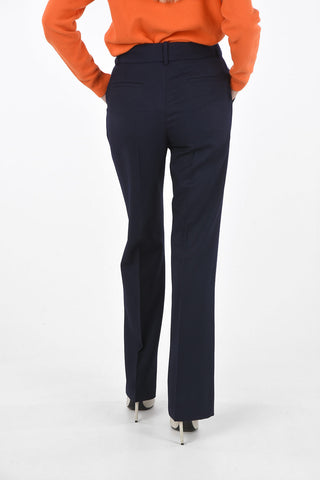 single pleat belt loops trousers