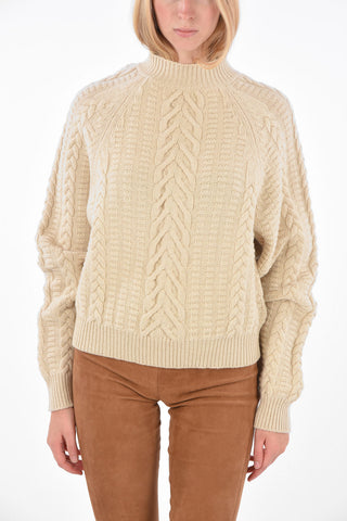Extrafine Merino Wool Aran Sweater