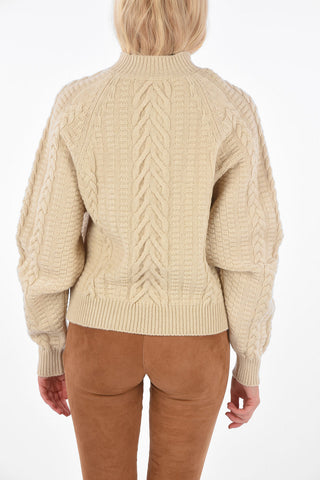 Extrafine Merino Wool Aran Sweater