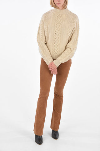 Extrafine Merino Wool Aran Sweater