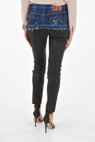 Minigonna in Denim Stretch a 5 Tasche 