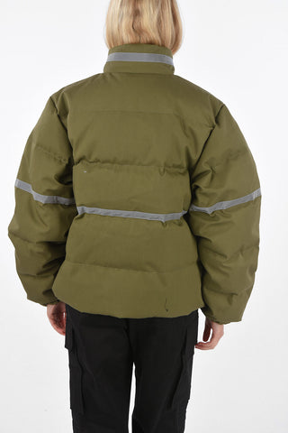 hidden closure down jacket