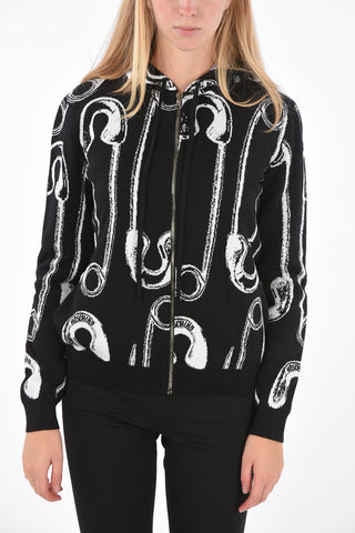 COUTURE! Maglia safety pin con cappuccio