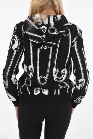 COUTURE! Maglia safety pin con cappuccio