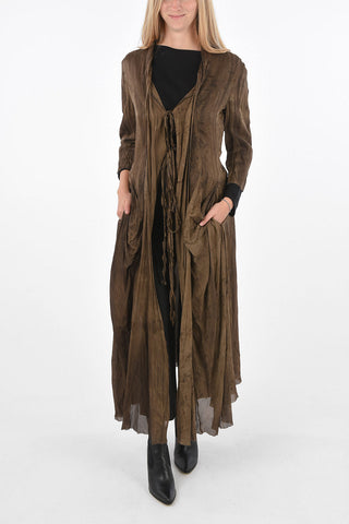 silk duster coat