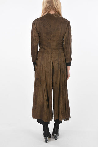 silk duster coat