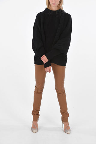 Extrafine Merino Wool And Cashmere Turtle-Neck Sweater