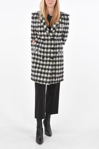 cappotto Chesterfield doppio petto a quadri