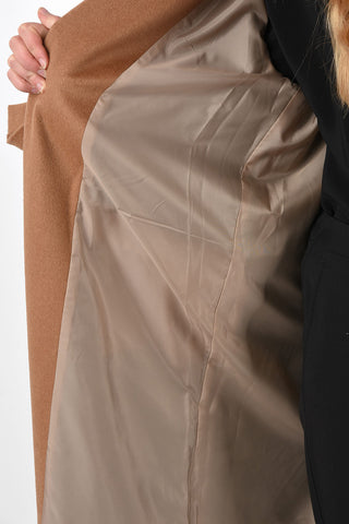 open front coat with belt