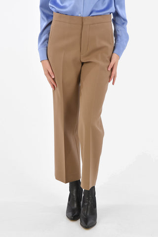 stretch wool pants