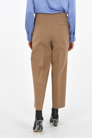 stretch wool pants