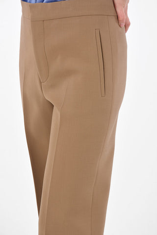 stretch wool pants