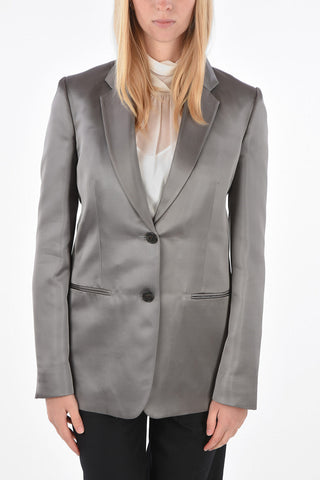 Satin 2 Button Blazer
