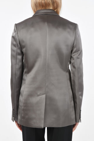 Satin 2 Button Blazer