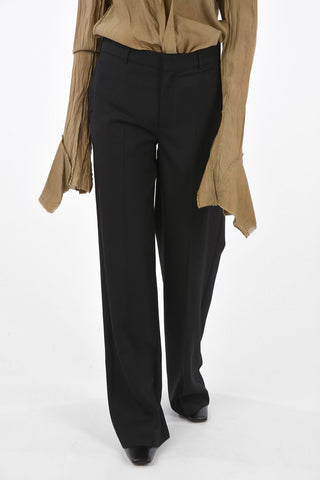 pantalone palazzo in lana