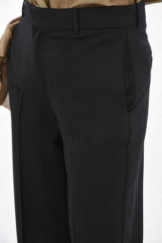 pantalone palazzo in lana