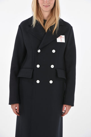 wool double breasted Chesterfield coat